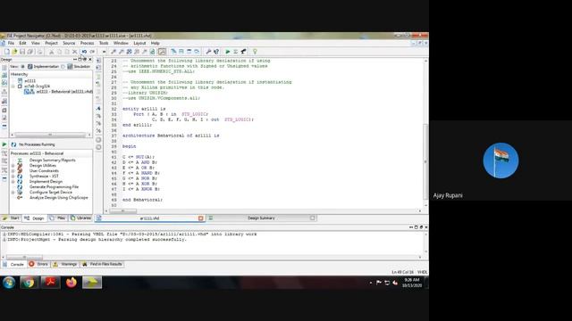 Design and Simulation all the logic gates using VHDL on Xilinx ISE Design Suite смотреть онлайн