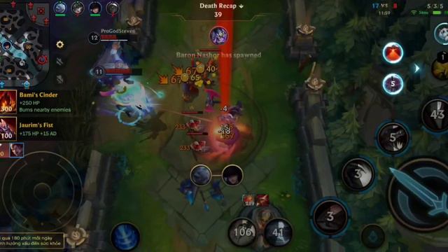 Wild Rift Darius heartsteel-Darius vs yone baron lane season 12 p2 смотреть онлайн