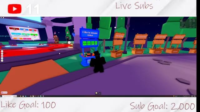 FREE ROBUX GIVEAWAY! LETS GET 100k Donated! Pls Donate Roblox #freerobux