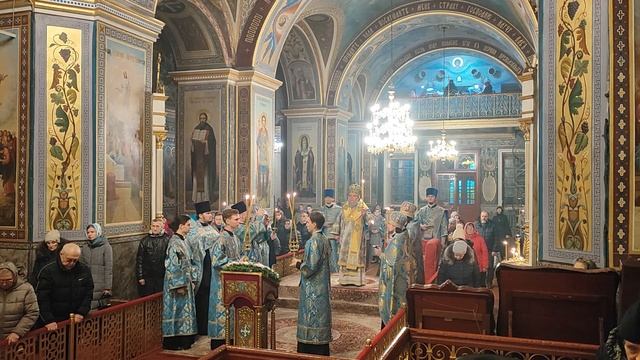 Полиелей Праздника Входа Божией Матери во храм смотреть онлайн