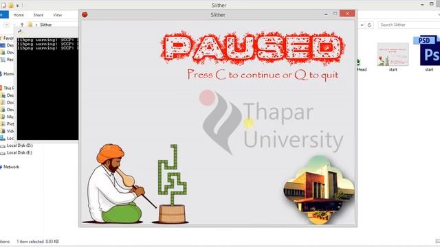 Slither in python using pygame | Python | Pygame Liibrary смотреть онлайн