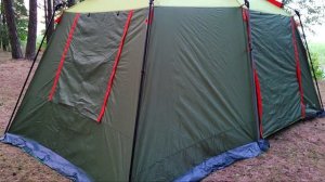 MirCamping 1006-4 Честный отзыв Установка по шагам Полный обзор Палатка Шатер Мир Кемпинг ART1006-4
