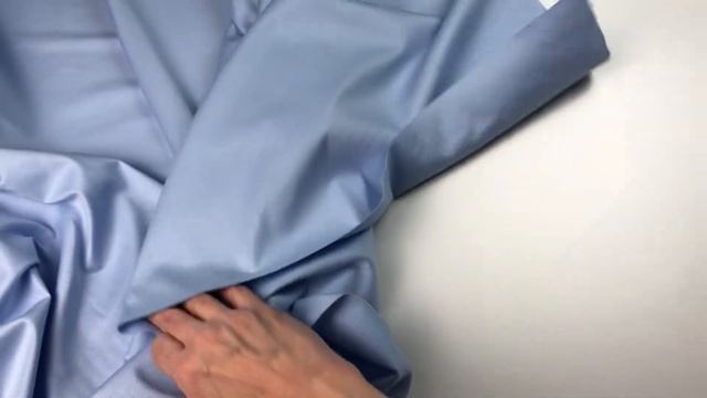 Ткань трикотаж джерси (голубой) 100% хлопок смотреть онлайн