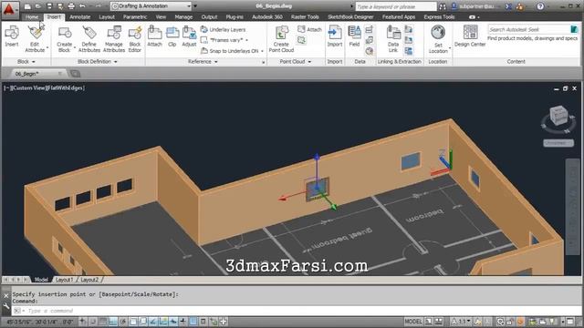 Introduction to 3D Modeling in AutoCAD 2014 смотреть онлайн