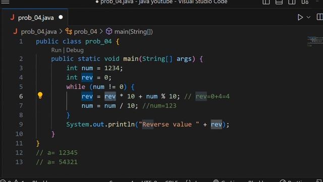 How to Reverse Number in Java in Hindi || Deepak Coder смотреть онлайн
