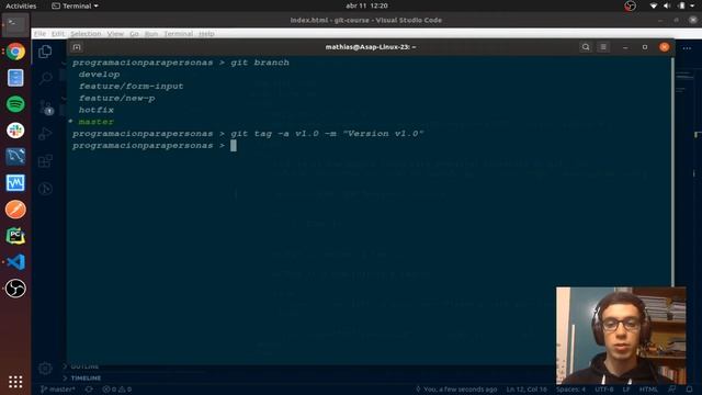 Curso de Git - Clase 9: Tags смотреть онлайн