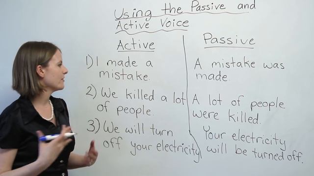 Using PASSIVE In English To Avoid Responsibility