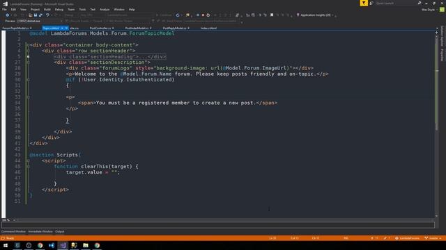 ASP.NET Core 2 MVC Forum | 16 | Forum Topics Styling смотреть онлайн