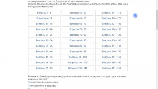 Экзаменационные билеты охранника 4 разряда