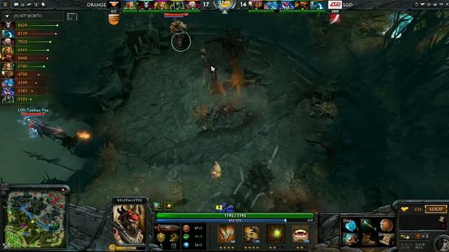 LGD vs Orange - Game 2, Winner Bracket Quarter Finals - The International - English Commentary смотреть онлайн