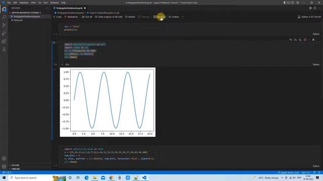 Working with Jupyter Notebook in Visual Studio Code | Use of Variable Explores/Data Viewer смотреть онлайн