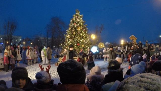 Новогодняя Ёлка в Улан-Удэ в парке "Радуга" смотреть онлайн