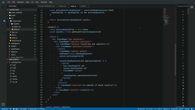 ccbp | Capitals App | React | Coding Practice 13 смотреть онлайн