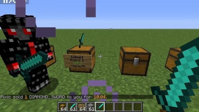 Minecraft Bukkit Plugin - SHOP - Super Chest + Display Shops!