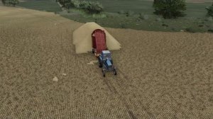 Процес збору соломи в Farming Simulator 22 на MTZ-80 та ПК 1,6 на карті ГОРБАНІ