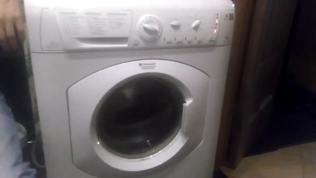 Проверка подшипника на стиральной машине Аристон после ремонта смотреть онлайн