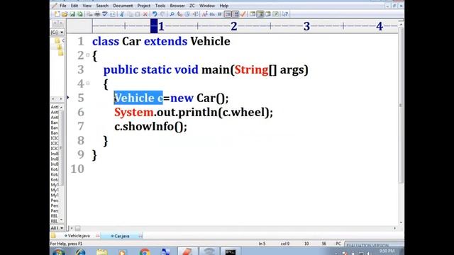 Up-casting and Method Overriding in Java. смотреть онлайн