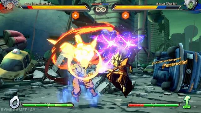 Dragon Ball Fighterz Goku Ultra Instinto vs Zamasu смотреть онлайн