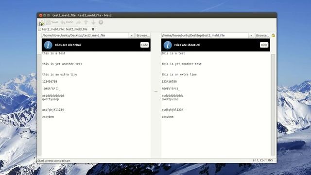 Meld file comparison смотреть онлайн