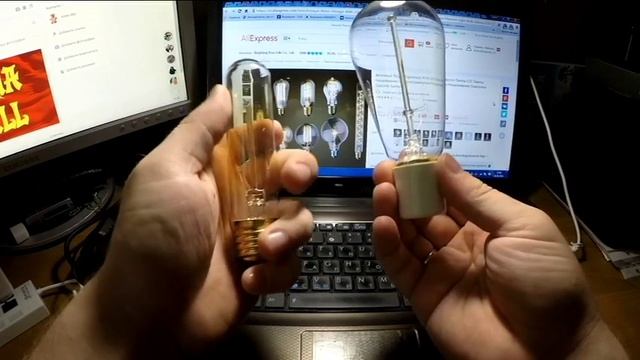 Лампочка накаливания Эдисона 220В смотреть онлайн