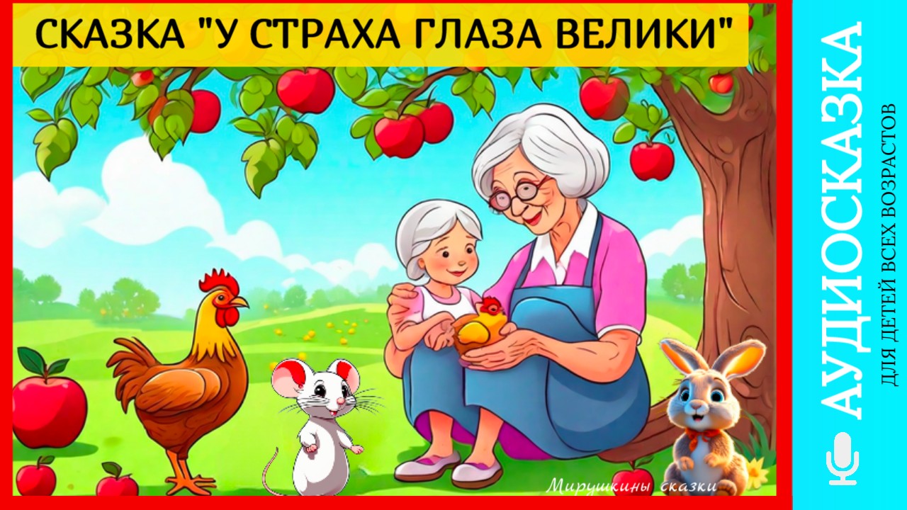 У страха глаза велики | аудиосказки | народные сказки | детские сказки онлайн | сказка | мультик смотреть онлайн
