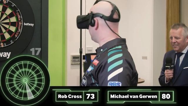 MVG and Rob Cross play virtual reality darts!! смотреть онлайн