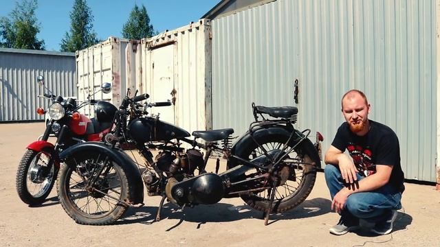 Мотоциклы Ява 638 и раритетный BSA от мотоателье Ретроцикл. смотреть онлайн