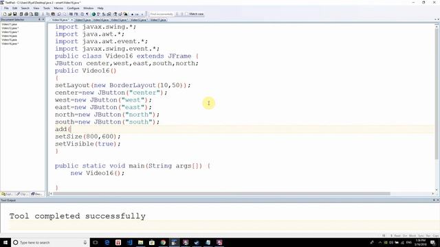Java 2 (16) || BorderLayout смотреть онлайн