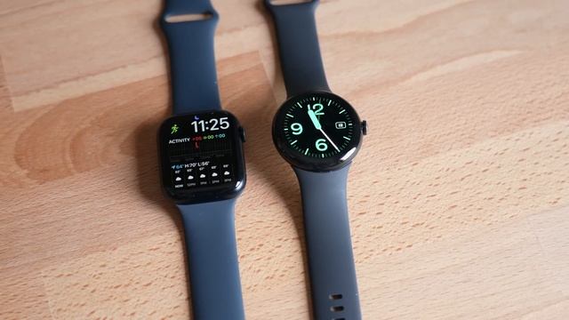 Google Pixel Watch vs Apple Watch Series 8 смотреть онлайн