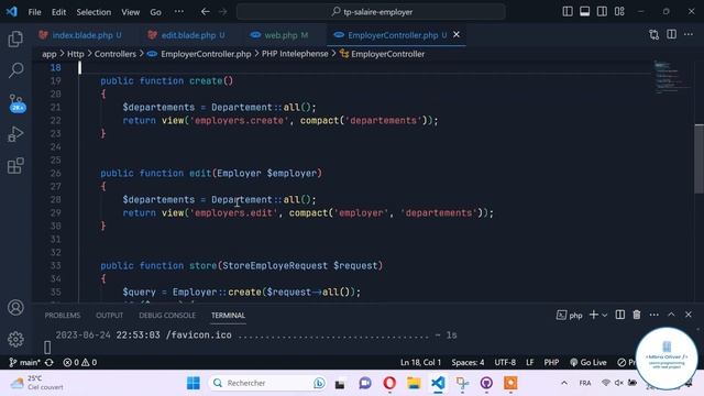 TP Laravel #-14- Edition et suppression des employers смотреть онлайн