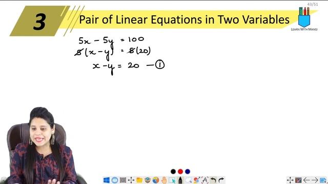 Class 10 Maths | Chapter 3 | Exercise 3.5 Q4 iv | Pair Of Linear Equations in Two Variables | NCERT смотреть онлайн