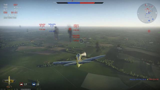 War Thunder MURICA!(p400/p-38g/p40E) смотреть онлайн