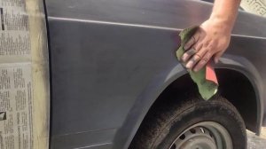 Покраска переднего крыла на автомобиле Ваз 2107 своими руками