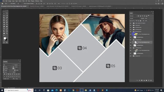 Collage photo Frame Design Bundle смотреть онлайн