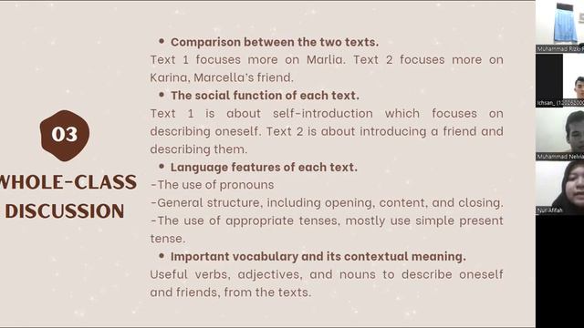 Group 5 - Mini Lesson Plan (ICT In ELT Project)