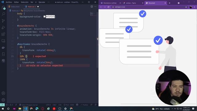 Animando una Ilustración SVG con Css y HTML смотреть онлайн