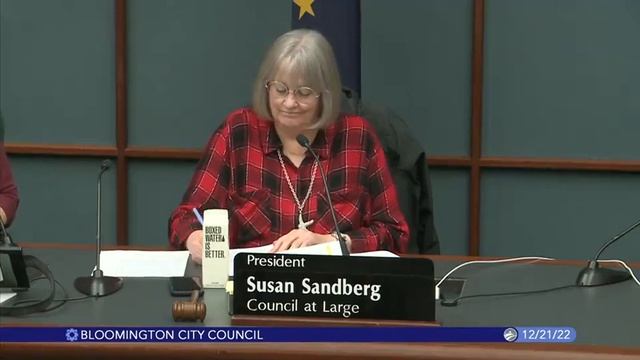 Bloomington City Council, December 21, 2022 смотреть онлайн