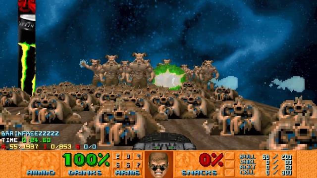 JunkFood 2 Map 25 and 26 UV MAX [DOOM II] смотреть онлайн