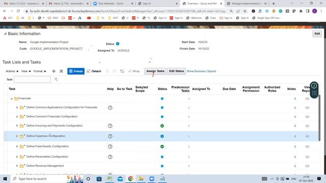 Oracle Fusion Cloud Financials Training | Implementation Project | 5th Session смотреть онлайн