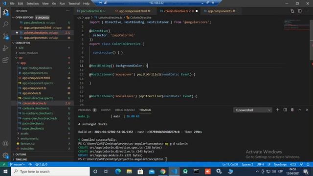 53. Angular, @HostBinding смотреть онлайн