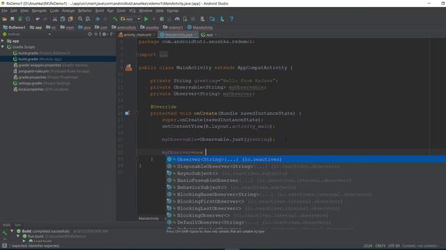 RxJava Android Tutorial : 3 Simple RxJava Example смотреть онлайн