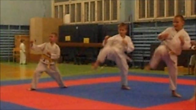 Аттестация на 7 кю(красный пояс)с/к Атлант г.Клин смотреть онлайн