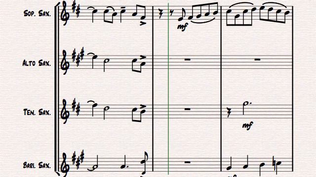 Autumn Leaves - Jazz Classic - Les feuilles mortes - Saxophone Quartet смотреть онлайн
