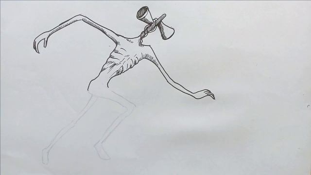 How to draw Siren Head from Horror short film. Lovely drawing AC смотреть онлайн