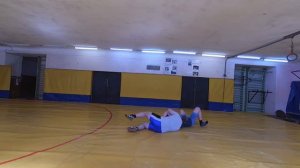 Захват за голову и руку сверх прием «Подвес». Вольная борьба.