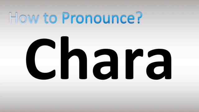 How to Pronounce Chara смотреть онлайн