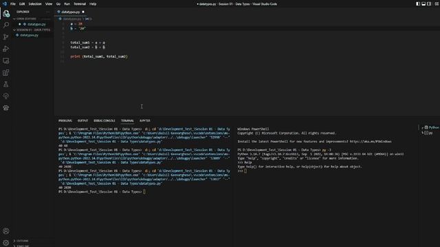 Python: Understand the data types and the Type function in Python. смотреть онлайн