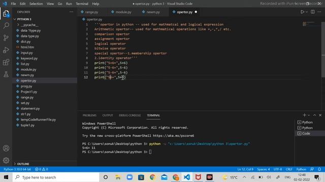 #10Python Course || Python Operator || Arithmetic Operator in Python || Code learner смотреть онлайн