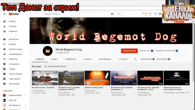 ОЦЕНКА КАНАЛОВ НА СТРИМЕ БЕСПЛАТНО//ВЗ.ОЦЕНКА КАНАЛА! смотреть онлайн