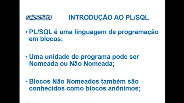 2016-05-02 - Anchieta - Banco de Dados II - Aula 11 - Parte 01 смотреть онлайн